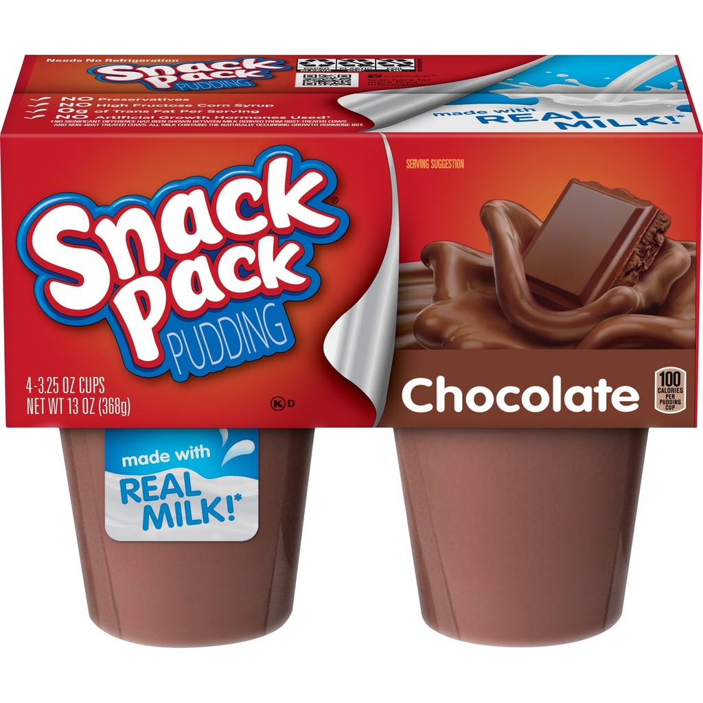 [027000419007] Snack Pack: Chocolate