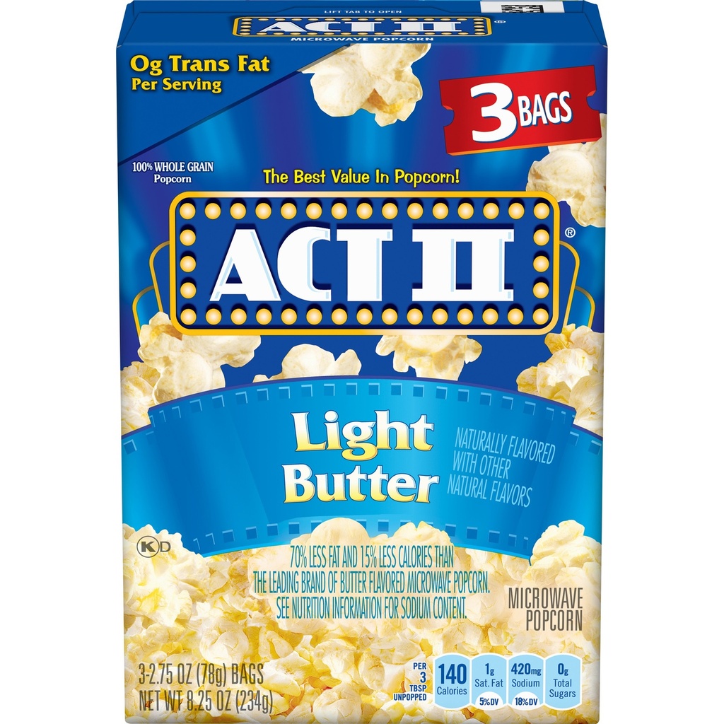 Act II Popcorn - Light Butter