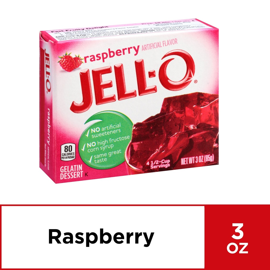 Jell-O Raspberry Gel