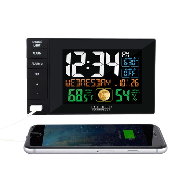 Dual Alarm Clock Wit