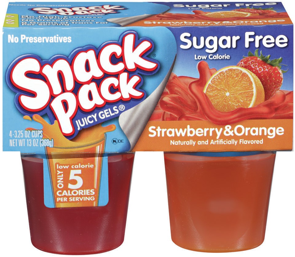 Snack Pack Sugar Fre