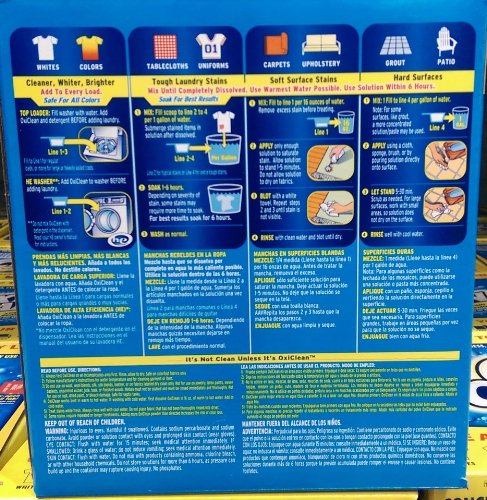 Oxi Clean Deteergent