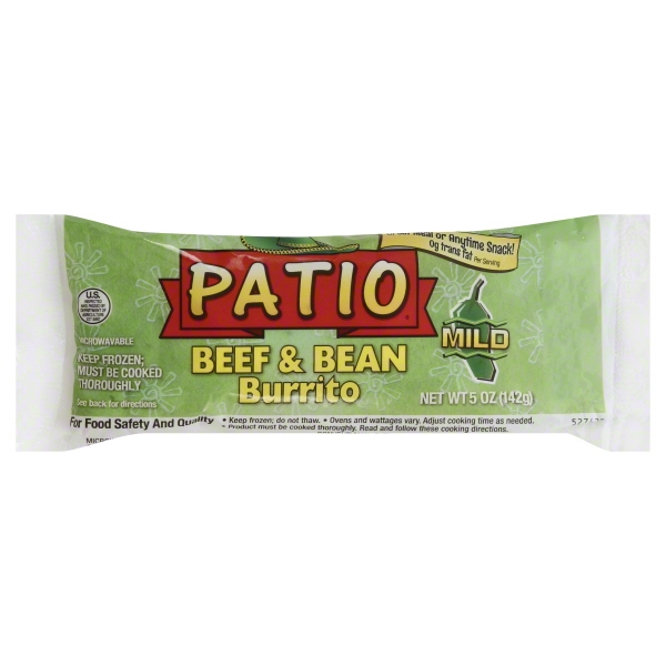 Patio Beef/Bean Burr