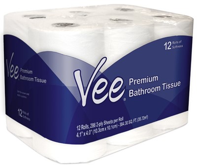 [810326012454] Vee Bathroom Tissue