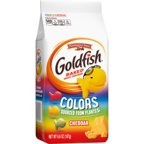 Gold Fish Baked Snack Crackers - Colors 6.6oz