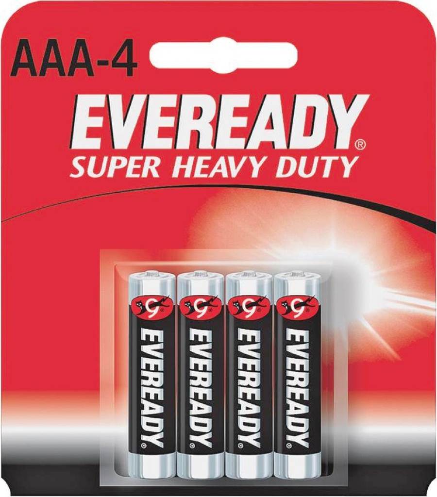 [039800040015] Eveready Aaa 4Pcs