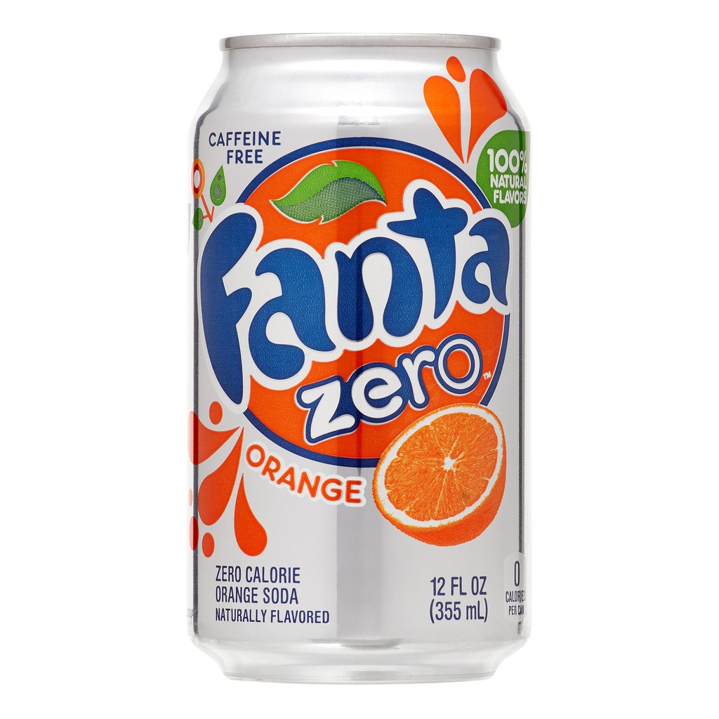Orange Fanta Zero Ca