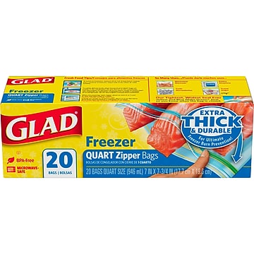 Glad Ziplock Quart