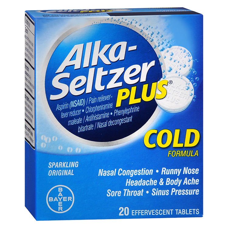Alka Seltzer Cold Pl